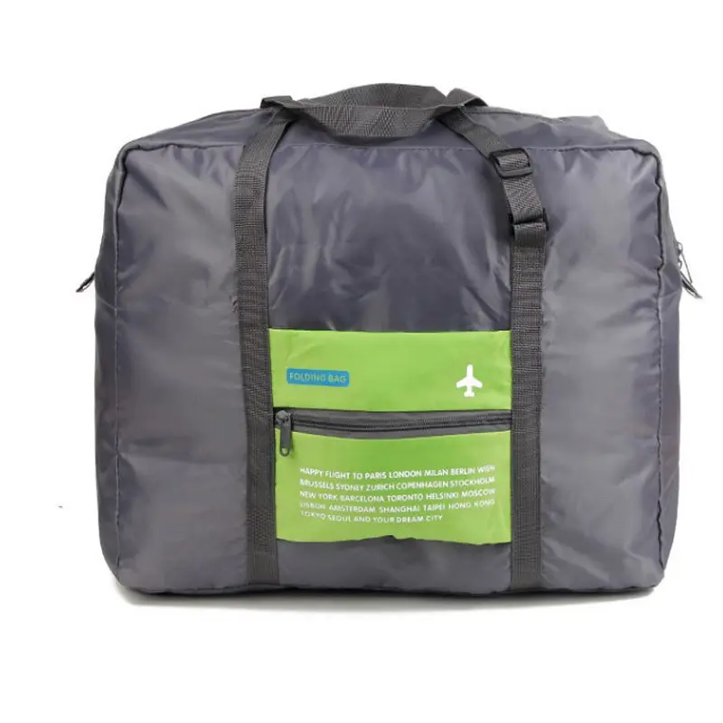 Многоцветная портативная дорожная сумка H373, экологически чистый многоразовый складной чемодан большой вместимости