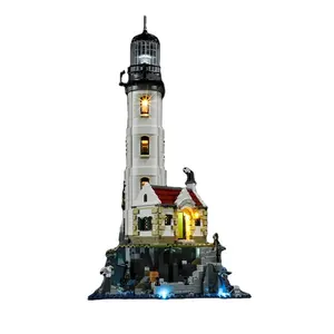 21335 phares motorisés blocs de lumière LED pour enfants pièces d'éclairage LED compatibles 92882 blocs d'empilage pour enfants cadeau