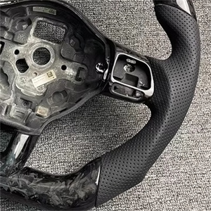 พวงมาลัยปลอมพร้อมตะเข็บสีแดงอุปกรณ์แต่งรถสำหรับ Volkswagen VW <span class=keywords><strong>Golf</strong></span> MK6 GTI <span class=keywords><strong>R</strong></span> <span class=keywords><strong>Scirocco</strong></span> <span class=keywords><strong>R</strong></span> <span class=keywords><strong>line</strong></span> - Product Image 2