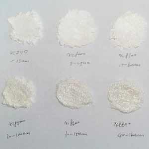 Pigmento in <span class=keywords><strong>polvere</strong></span> di mica muscovite all'ingrosso, pigmento sintetico bianco con effetto <span class=keywords><strong>flash</strong></span> lucido - Product Image 5