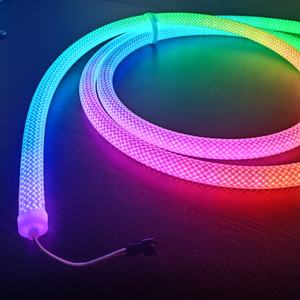 Bande lumineuse numérique néon flexible RGB adressable, Wifi, application Google, télécommande, 5050SMD, corde néon - Product Image 2