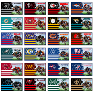Banderas Personalizadas de Equipos de la <span class=keywords><strong>NFL</strong></span> de 3X5 Pies, Banderas de Alta Calidad con la Mascota de los New York Giants para Uso Promocional - Product Image 6