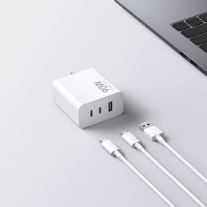 Nuevo Cargador Rápido GaN de 90W con Tres Puertos (1A2C) Blanco, Cargador GaN Tipo C y USB - Product Image 4