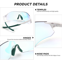 Lunettes de soleil de sport de qualité supérieure, résistantes, pour l'extérieur, avec verres en TR90 PC, anti-UV, coupe-vent, pour la conduite, la course à pied, le cyclisme, logo personnalisé