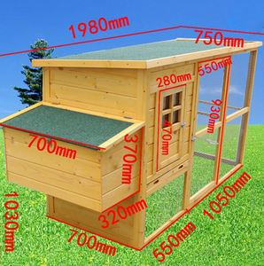 2021 yeni katı ahşap aile hayvan yuva kapalı/açık - Product Image 6