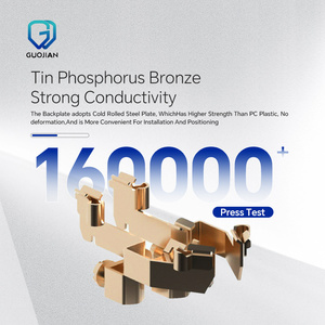 工厂热卖前景系列OEM & ODM白色CE/IEC证书英国标准墙壁开关和插座电气 - Product Image 4