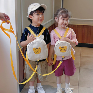 Sac à dos personnalisé pour enfants mini sac en toile Lion Lapin Ours dessin animé mignon pour enfants sac à dos avec corde anti-perte pour la <span class=keywords><strong>maternelle</strong></span> et les tout-petits - Product Image 4