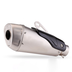 Silenciador de <span class=keywords><strong>escape</strong></span> Universal <span class=keywords><strong>para</strong></span> motocicleta de 51mm, silenciador V4 modificado con cubierta de fibra de carbono <span class=keywords><strong>para</strong></span> MT07 Z900 R1 CBR650 GSXR600 <span class=keywords><strong>ER6N</strong></span> Nmax Pcx - Product Image 1