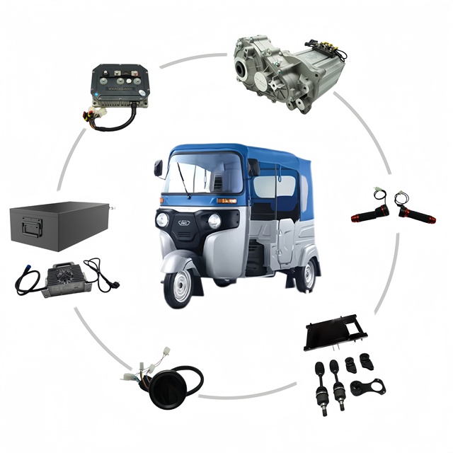 High Performance Bajaj RE TUKTUK 175cc/205cc/225cc Tricycles 4000W AC Motor Electric Conversion Kit