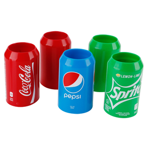 Coque de protection en silicone pur multicolore très vendue pour boissons – Accessoires transfrontaliers pour tasses, canettes et bière - Product Image 3