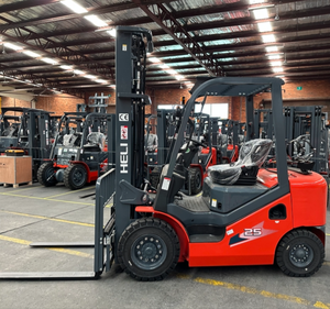 Manejo de materiales avanzado Heli CPQYD25 Carretilla elevadora de combustible dual/GLP/gasolina de 2,5 toneladas (motor GCT <span class=keywords><strong>Nissan</strong></span>, elevación de 3-6m, GLP/gasolina) - Product Image 1