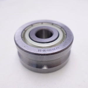 Rouleaux de piste LFR5301-10-2Z série LFR roue de guidage <span class=keywords><strong>U</strong></span> rainure roulement à billes 12x42x19mm - Product Image 1
