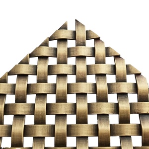 Rete Metallica Intrecciata in Ottone Anticato di Lusso per Ristrutturazione, Costruzione e Design d'Interni per Mobili e Cucine - Product Image 2