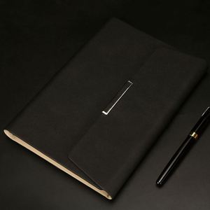 Juego de Regalo de Cuaderno y Bolígrafo Modernos con Logotipo Personalizado Promocional al por Mayor para Escuela o Empresa, Tapa Dura de Cuero PU, Impresión en Serigrafía - Product Image 4