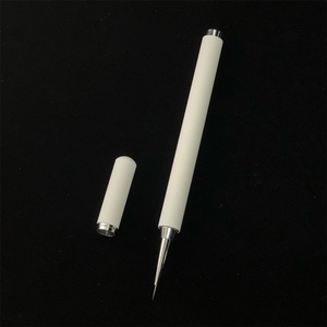 New High-quality UV Nail Gel <b>Brush</b> with Matte White Metal Pen Rod, Exclusive for Nail Salon Wholesale Nail Supplier - Product Image 4