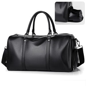 Tas jinjing saku basah kulit PU kualitas tinggi tas perjalanan tas ransel duffel tahan air Overnight weekender kebugaran desainer Bisnis - Product Image 1
