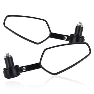 ปลายแฮนด์มอเตอร์ไซค์แบบปรับได้ขนาด 22 มม. สไตล์เรโทร พร้อมกระจกมองหลังแบบนูนคุณภาพพรีเมียม อุปกรณ์เสริมสะท้อนแสง - Product Image 1