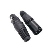 Connecteur XLR 3 broches Cannon, fiche XLR mâle 3 pôles, prise femelle MIC, connecteur audio
