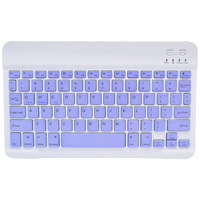 Teclado Inalámbrico con Panel Táctil, Recargable por USB-C, Retroiluminación LED, BT 5.0, Tamaño Completo para iPad 10.9, Tabletas Samsung y Xiaomi