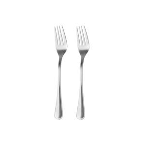 Lot de 2 fourchettes MetalTex, 6 fourchettes à dîner en acier inoxydable - Product Image 1