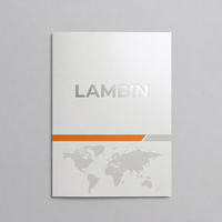 Carpeta de Presentación Personalizada al por Mayor de Fábrica, Tamaño A4, con Opciones de Laminación, Grabado en Relieve y Grabado en Bajo Relieve, Impresión Offset
