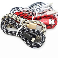 Nouvelle Arrivée Câble Tressé en Nylon 1m 2m 3m USB vers Type C Câble de Charge USB C Chargeur pour Samsung Galaxy S10 S9 S8 Plus