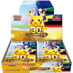 Pikachu, Mew et Mewtwo : Pack de boosters individuels <span class=keywords><strong>Pokémon</strong></span> 30ème Anniversaire, scellé en usine, carte à collectionner limitée - Product Image 6