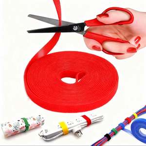 Bande de câble en nylon réutilisable, écologique, résistante à la chaleur, sur mesure, auto-adhésive, réglable, à boucle et crochets double face pour diverses applications - Product Image 5