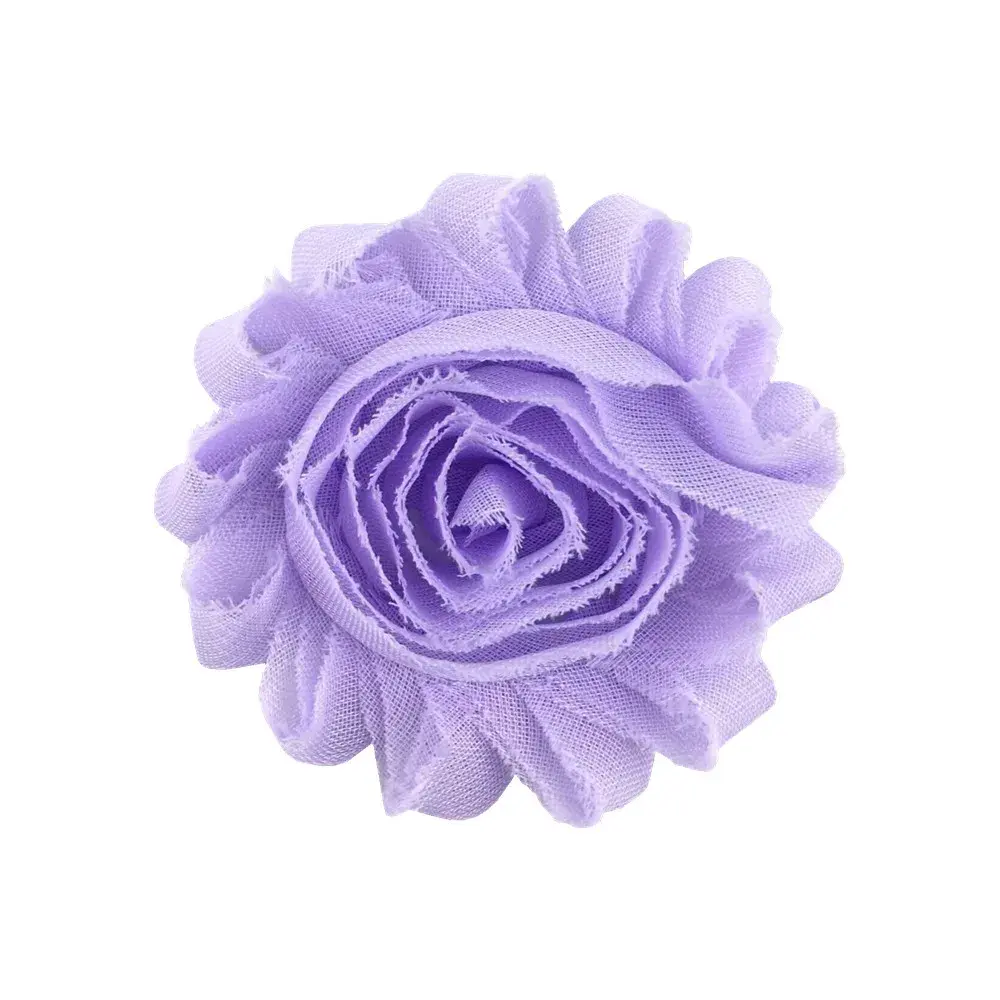 85Pcs Shabby Chiffon Rose Frayed Hair Flowers For Boutique Kids Girls Accessories Crafts Bridal Wedding Dress