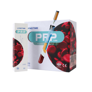 Tubo per Plasma Ricco di <span class=keywords><strong>Piastrine</strong></span> (PRP) da 10mL con Gel di Citrato di Sodio, Produzione Diretta OEM - Product Image 1