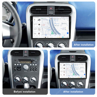 DUDUAUTO GPS Android 13 Radio de coche para Opel Agila Suzuki Splash Ritz 2008-2014 reproductor Multimedia estéreo Car-play DSP