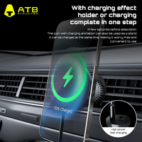 Support de téléphone magnétique pour voiture rétractable, flexible, étanche, anti-corrosion, rotation à 360 degrés, portable pour bureau, tableau de bord de voiture