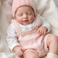 Poupée Bébé Reborn Babeside 20'' 50cm, Petite Fille Réaliste, Corps en Vinyle Souple, Vente en Gros Usine
