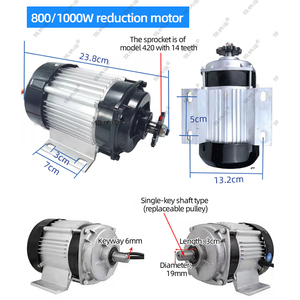 Kit de contrôleur de moteur CC sans balais à aimant permanent 48V 1000W bidirectionnel à vitesse fixe pour ventilateur, protection IP54, montage sur panneau - Product Image 3
