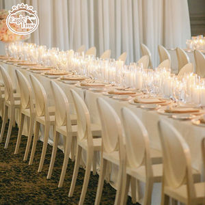 เก้าอี้ผีแบบซ้อนได้ทำจากเรซินอะคริลิกใสสำหรับเด็กด้านหลังทรงกลม - Product Image 5