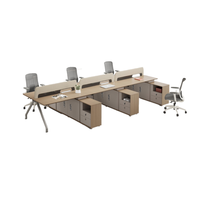 Bureau de travail moderne en acier avec tiroirs personnalisables et pieds en métal, design écologique pour les espaces de bureau