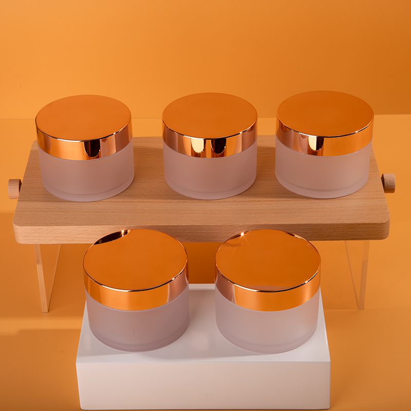 Custom Logo Empty Clear Powder Container 200G Big Capacity Cosmetic Packaging Plastic Jar with Lid