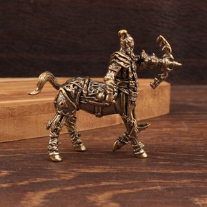 Brass Centaur Figurine Archer <b>Small</b> Decorative <b>Ornament</b> For Living Room Traditional Style - Product Image 2