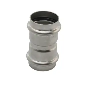 Acoplamento de tubos de aço inoxidável Inox para tubos de aço inoxidável V aprovados com marca d'água, 15mm 18mm 22mm 54mm, redutor de curvatura de acoplamento em T