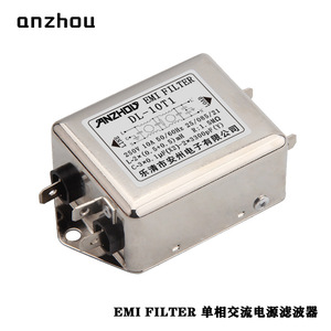 Filtro EMI Anzhou DL-10T1, Módulo de Filtro de Línea de Alimentación Monofásico, Modo Común - Product Image 1