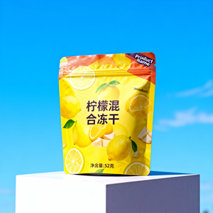 Sachets Doypack personnalisés de qualité alimentaire à fermeture auto-adhésive pour tranches de citron lyophilisées, boissons et tranches lyophilisées de <span class=keywords><strong>fruits</strong></span> et légumes - Product Image 6