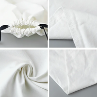 Sac à cordon en coton recyclable personnalisé en Chine pour la protection contre la poussière des chaussettes et des chaussures de luxe