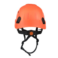 Casque de sécurité léger orange ANT5PPE CE EN 12492 pour travaux en hauteur, accès par corde et escalade