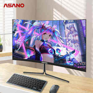 Nhà Máy Giá 27 inch LED Máy tính để bàn 144Hz Màn hình máy tính màn hình <span class=keywords><strong>LCD</strong></span> 4K OEM cong <span class=keywords><strong>LCD</strong></span> chơi game màn hình 24 27 <span class=keywords><strong>32</strong></span> inch - Product Image 1