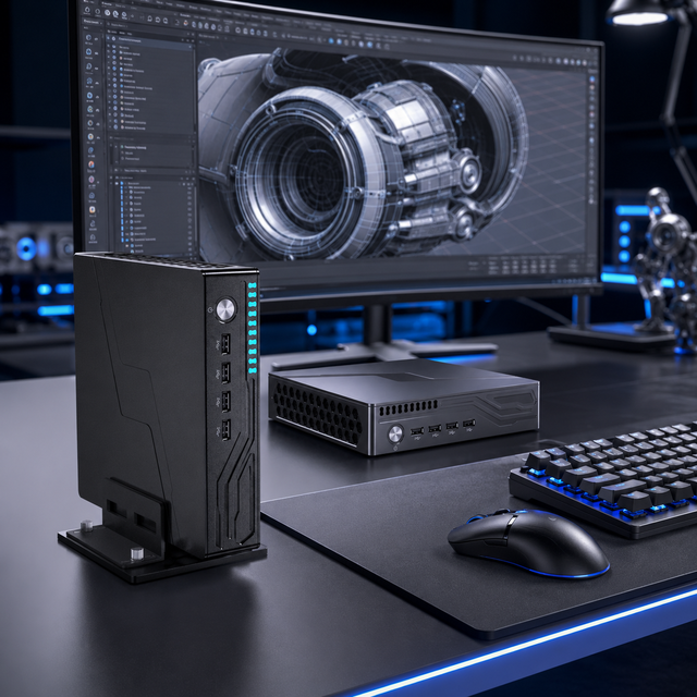 New 9th Gen I5 I7 I9 CPU GAMING PC GTX1650 RTX3050 6G GPU DDR5 32GB 1TB SSD Dual Display WIFI6 Mini Pc Windows 11 Pro Compact Pc