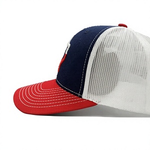 Casquette Trucker Réglable à Broderie 3D, Dos en Maille Blanche, Bicolore, Style Décontracté Américain, Fabriquée au Vietnam, Qualité Supérieure - Product Image 2