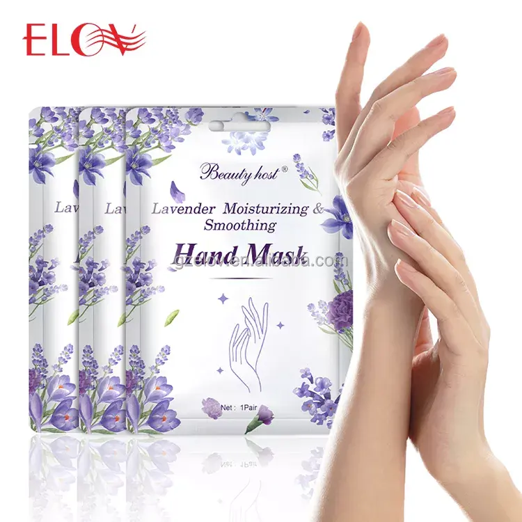 Beauty SPA Lavendel Hand maske Natürliche Erweichung Kollagen Straffung Reparatur Trockenheit Riss Tote Haute ntfernung Glatte tägliche Hände Pflege