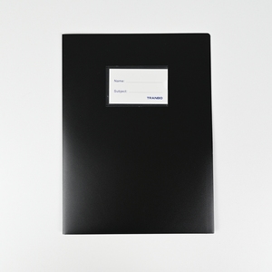 Classeur de <span class=keywords><strong>projet</strong></span> recyclable A4 A5 B5 Deux poches Conception d'étiquettes transparentes 0.5mm Matériau PP Cadeau d'entreprise Ouvert à plat - Product Image 4