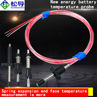 Peralatan Kimia Sensor Suhu Baterai Pegas Pt100 Modul Baterai Lithium Sensor Suhu Probe NTCT