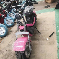 Skuter Listrik Citycoco Roda Lebar 1500w dari Gudang Eropa, Skuter Listrik Citycoco Ban Tebal Roda Besar